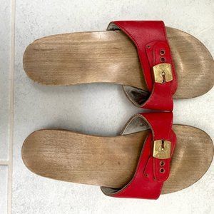 Vintage Dr. Scholl's Exercise Slip On Sandals 7